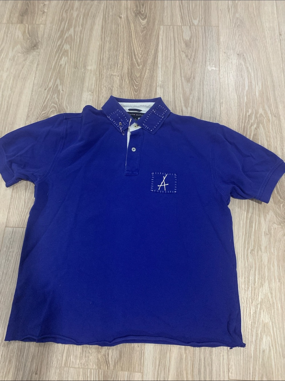 Tommy Hilfiger Men's Royal Blue Polo with Embroidered Logo